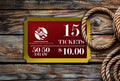 50/50 Draw 15 Tickets